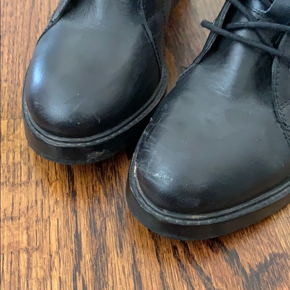 Black Leather Ankle Boots ASOS - Picture 5 of 10